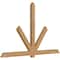 Ekena Millwork Kennewick Timber Gable Bracket, Western Red Cedar, 108"W x 68"H x 3 1/2"D x 5 1/2"F, 15/12 Pitch GBW108X68X0406KEN00SWR - alternate 5
